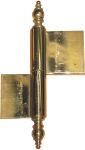 Fischband links, Messing poliert unlackiert