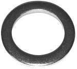 Ring, Fischbandring, Bandring, Fitschenring Eisen blank, 13,2mm Innendurchmesser, Einzeln, 1 Stück