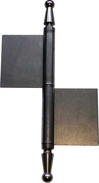 Fischband, alte antike Fitsche, rechts, Eisen blank, für Türen DIN rechts