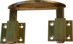 Tischplattenverbinder antik, Messing poliert unlackiert. Aus Messing gegossen.