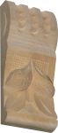Holzapplikation antik, alt, Linde geschnitzt, Kapitell Holz Holzkapitell, Kapitelle Holz