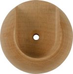 Kleiderstangenhalter Holz in Buche Stangenhalter für Kleiderstangen, Garderobenstange
