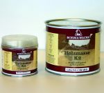 Borma Holzmasse K2, dunkles Holz, 125ml, Holzkitt, Knetholz, Spachtel für Holz, Holzspachtel