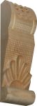 Holzapplikation antik, aus Linde geschnitzt, antike alte Holzzierteile (SL)