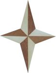 Intarsiensterne, Intarsien-Stern antike, 115mm, Intarsien Stern