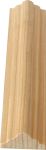 Holzprofilleiste, Holzleiste antik, Fichte, 2,4m, 23x10mm