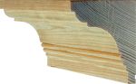 Holzprofilleiste, Holzleiste antik, Fichte, 2,4m, 70x62mm