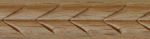 Holz Schnitzleiste, Holzleiste antike, 1 Meter, Holzzierteil antik Buche