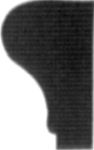 Holz-Schnitzleiste, Holzleiste antik, 1 Meter, Holzzierteil antik Buche Holz