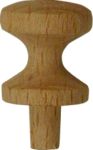 Holzknopf, Buche, Ø 12mm, sehr kleiner Möbelknopf aus Holz