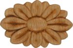 Holz-Rosette, Zierrosette aus Buche-Pressholz. Holzzierteil antik