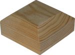 Abdeckkappe aus Holz, Holzabdeckkappe für Muttern aus Fichte, Auslaufmodell, nur noch 3 Stück verfügbar