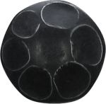 Schlossschraube mit gehämmertem Kopf, M10x70 Eisen schwarz, alt, antik