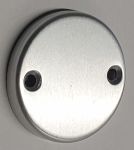 Blindrosette, Aluminium gestanzt, geprägt und geschliffen