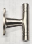 Antik Fenstergriffe, Fensteroliven alt, Messing matt vernickelt, Jugendstil silberfarben matt, Edelstahloptik