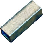 Reduzierhülse Eisen, 8x10mm, Aufsteckhülse Metall, für Vierkantstift