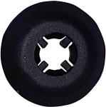 Rosette Kunststoff schwarz für Ladenhalter 8897 und 8898, Bohrung 10,3mm