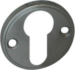 PZ-Rosette, Eisen altgrau, auch antike Oberflächen sind möglich.