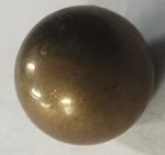 Knopf, Kugel, Ø 15 mm, Messing patiniert unlackiert, antike Kugelknöpfe. Andere Oberflächen gegen Aufpreis möglich.