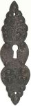 Schlüsselschild Eisen gerostet, ziseliert, in Handarbeit gefertigtes Schild, nur noch 1 Stück verfügbar (HL)