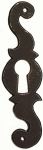Schlüsselschild Eisen gerostet,in Handarbeit gefertigtes Schild, nur noch 3 Stück verfügbar (HL)