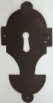 Schlüsselschild handgefertigt, Eisen gerostet. Aus Blech in Handarbeit produziert, Einzelstück, nur noch 1 x verfügbar (HL)