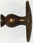 Knopf, Möbelknopf aus Messing patiniert, Ø 30mm, antike alte Möbelknöpfe (HL)