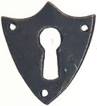 Schlüsselschild handarbeit, Wappen Eisen gerostet, nur noch 5 Stück verfügbar (HL)