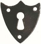 Schlüsselschild handarbeit, Wappen Eisen gerostet, Einzelstück, nur noch 1 Stück verfügbar (HL)