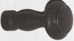 Knopf, Eisen rostig, gedreht, Ø 16,5mm, Fensterknopf antiker