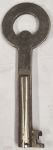 Schlüssel antike alte Form, aus Eisen mit gefrästem Chubbart für Schließung A zierlich, Einzelstück, nur 1 x verfügbar