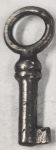 Schlüssel antike alte Form, aus Eisen angerostet mit geradem Bart, nur noch 1 x verfügbar