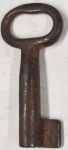 Schlüssel antike alte Form, aus Eisen gerostet mit profiliertem Bart, nur noch 1 x verfügbar