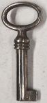 Schlüssel antike alte Form, Minischlüssel in Eisen blank mit geradem Bart, nur noch 2 Stück verfügbar