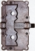 Vitrinenschloss ohne Stulpe, Eisen gerostet mit Schlüssel, Dorn 35mm, rechts und links verwendbar, mit Schlüssel.