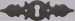 Schlüsselschild antik quer, altes bäuerliches Schild in Messing patiniert