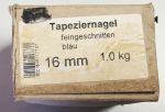 Tapeziernägel feingeschnitten, Eisen gerostet, Eisennagel, 16mm, 1 Kg, Einzelpackung, nur 1 x verfügbar