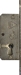 Einsteckschloß, Dorn 10mm, links, mit Zuhaltungen