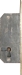 Einsteckschloß, Dorn 15mm, links, mit Zuhaltungen